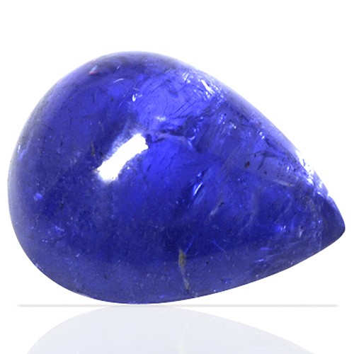 4.27 cts Natural Lovely AAA+ Shade Top Blue Tanzanite Gemstone Pear Cab Tanzania